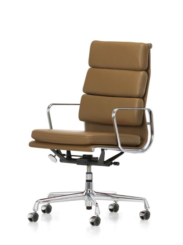 Vitra SOFT PAD CHAIR EA 219 Bürostuhl, Leder Premium