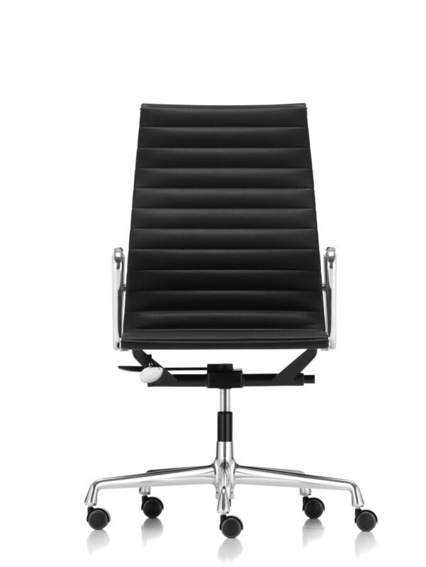 Vitra ALUMINIUM CHAIR EA 119 Bürostuhl, Leder Premium