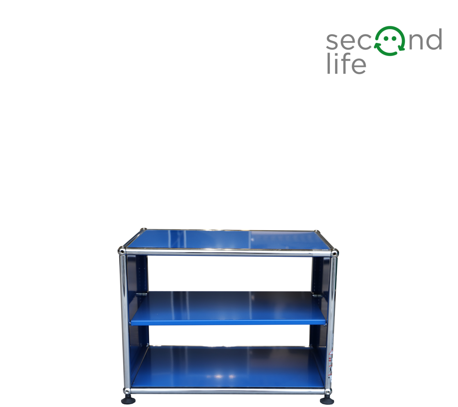 USM Haller Regal Enzianblau mit Tablar Occasion