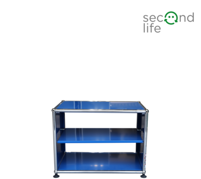 USM Haller Regal Enzianblau mit Tablar Occasion USM Haller Regal Enzianblau mit Tablar Occasion