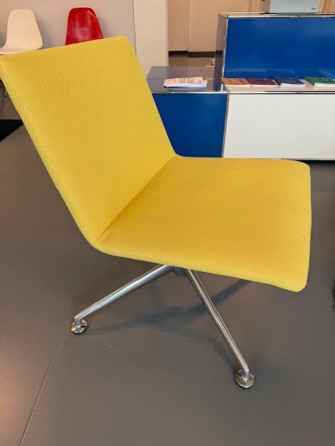 Loungesessel Fina, gelb, Ausstellungsmodel