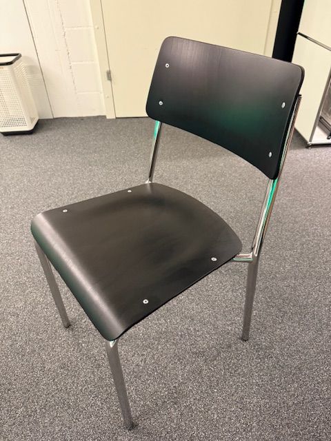 4 Bein Stuhl Sitz und Rücken Holz, Ausstellungsmodel