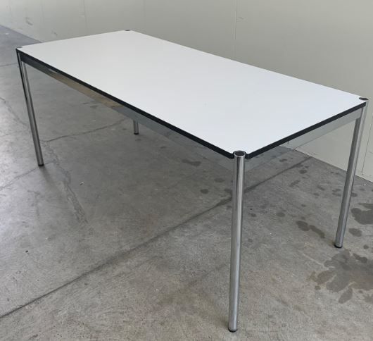 USM Haller Tisch 200x75, KH perlgrau, gebraucht