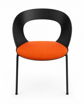 BRUNNER Stuhl, schwarz/orange, Ausstellungsmodell BRUNNER Stuhl, schwarz/orange, Ausstellungsmodell