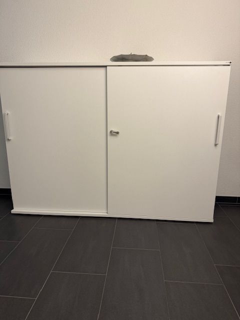 SITAG Schiebetürenschrank, weiss, Ausstellungsmodell