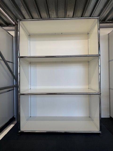 USM HALLER Regal, weiss, Ausstellungsmodell