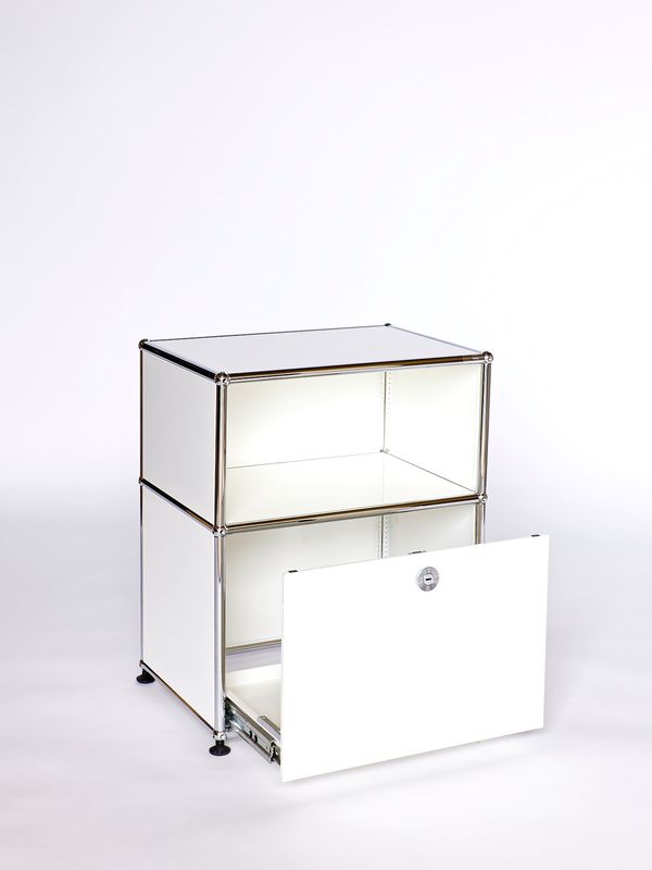 USM HALLER Regal , weiss, Ausstellungsmodell