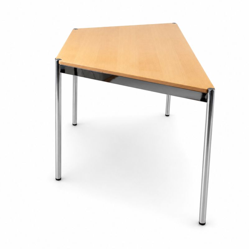USM HALLER Trapeztisch, Buche, gebraucht