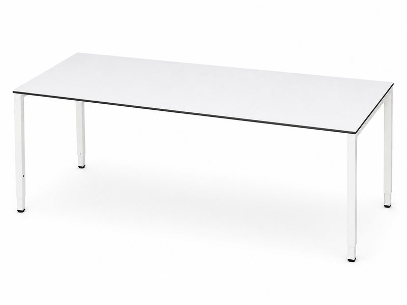Besprechungstisch, 240x120, weiss, gebraucht Besprechungstisch, 240x120, weiss, gebraucht