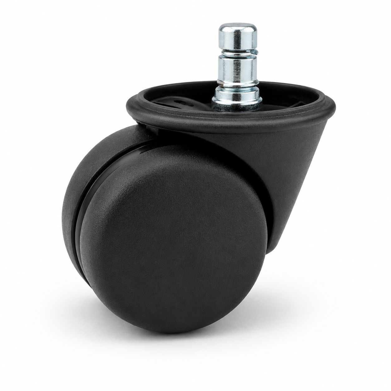 WILKHAN 5er Set Rollen für Teppichboden, schwarz, neu
