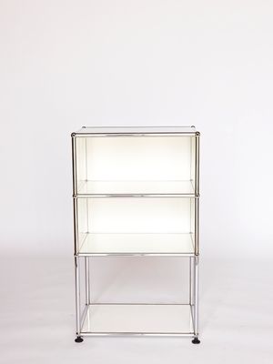 USM Regal, reinweiss, Ausstellungsmodell