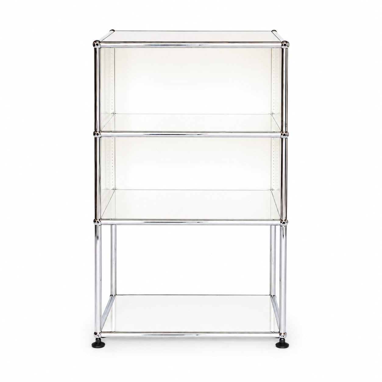 USM HALLER Regal, weiss. Ausstellungsmodell