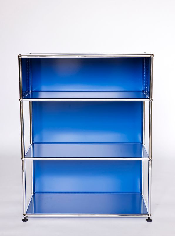 USM HALLER Regal, einzianblau, Ausstellungsmodell