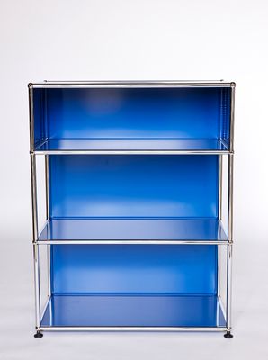 USM Regal, einzianblau, Ausstellungsmodell