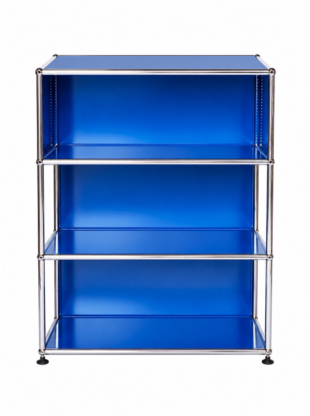 USM HALLER Regal, einzianblau, Ausstellungsmodell
