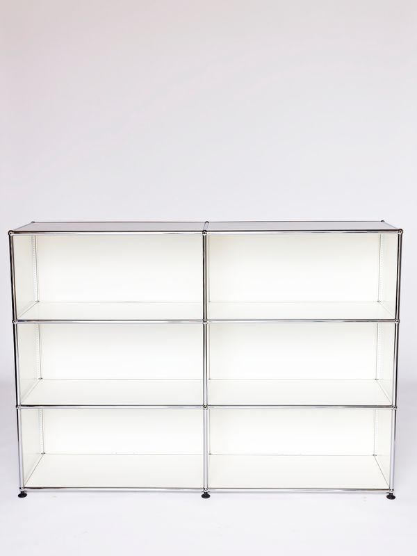 USM HALLER Regal, weiss, Ausstellungsmodell