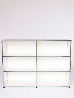 USM Regal, reinweiss, Ausstellungsmodell
