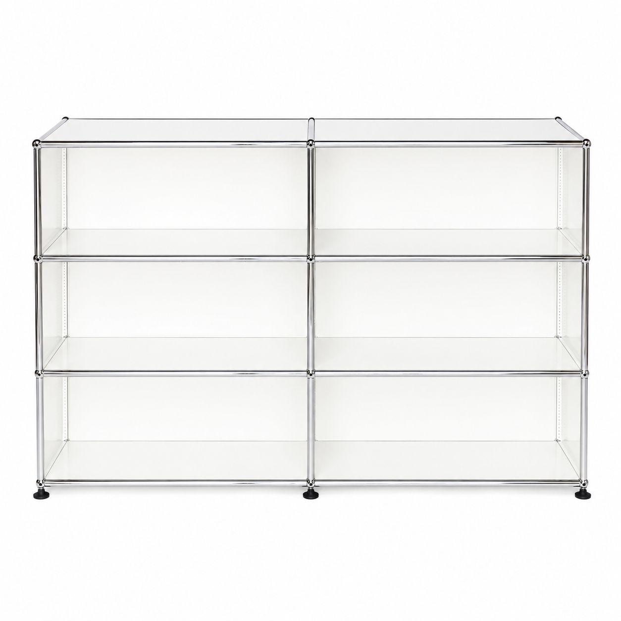 USM HALLER Regal, weiss, Ausstellungsmodell