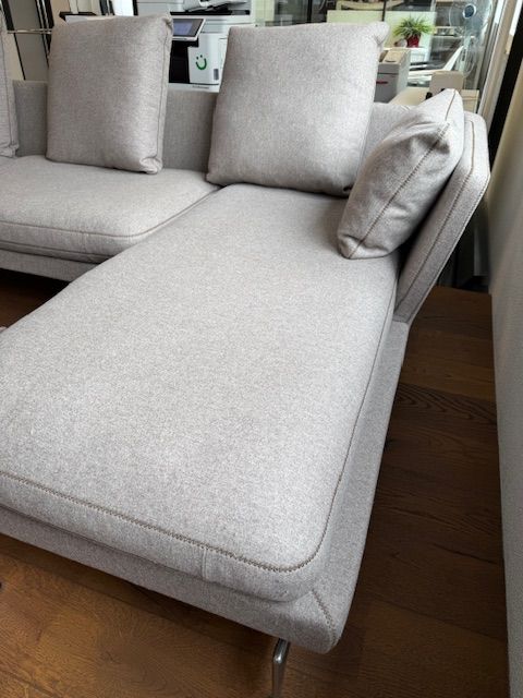 Vitra Suita 3 Sitzer-Sofa mit Chaise Lounge, Ausstellungsmodel