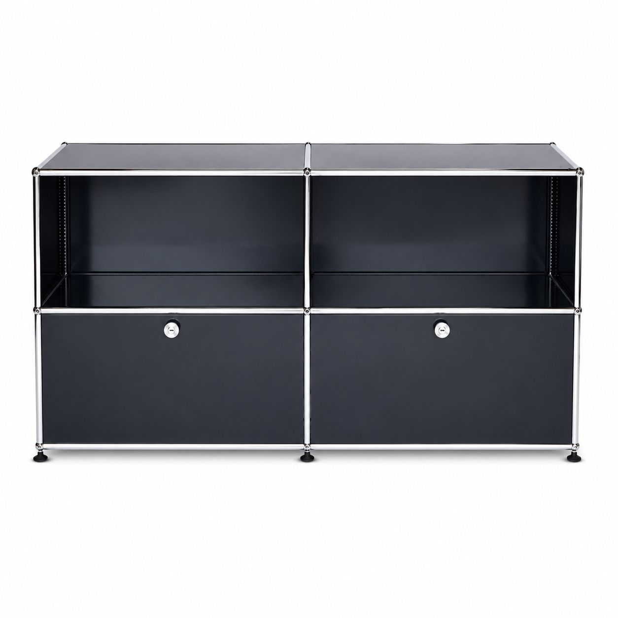 USM HALLER Sideboard, graphitschwarz, neu