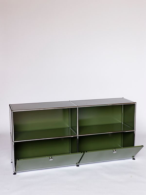 USM HALLER Sideboard, olivgrün, neu
