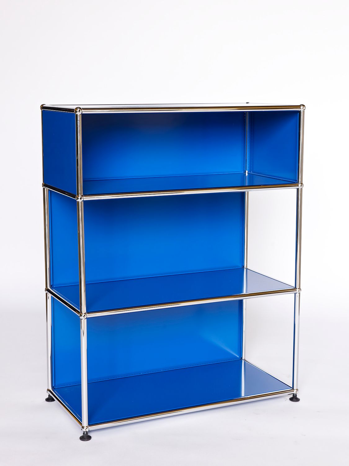 USM Haller Regal, enzianblau, Ausstellungsmodel