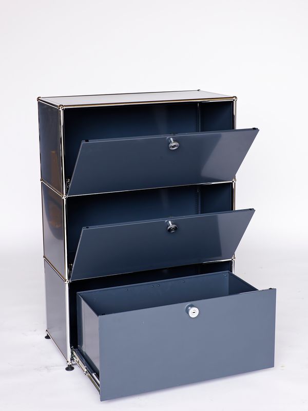 USM HALLER Regal, anthrazit, gebraucht