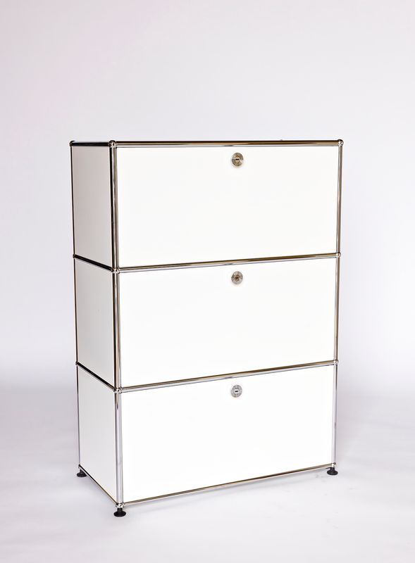 USM HALLER Regal, weiss, Ausstellungsmodell