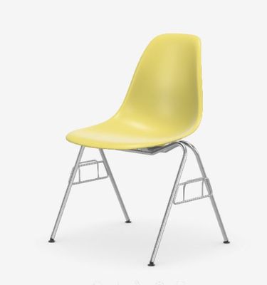 VITRA Plastic Side Chair DSS N, citron, gebraucht VITRA Plastic Side Chair DSS N, citron, gebraucht