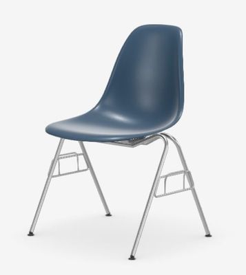 VITRA Plastic Side Chair DSS N, blau, gebraucht VITRA Plastic Side Chair DSS N, blau, gebraucht