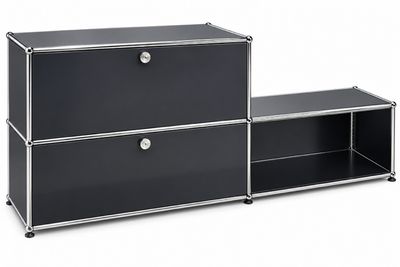 USM Sideboard, schwarz, alte Generation, gebraucht
