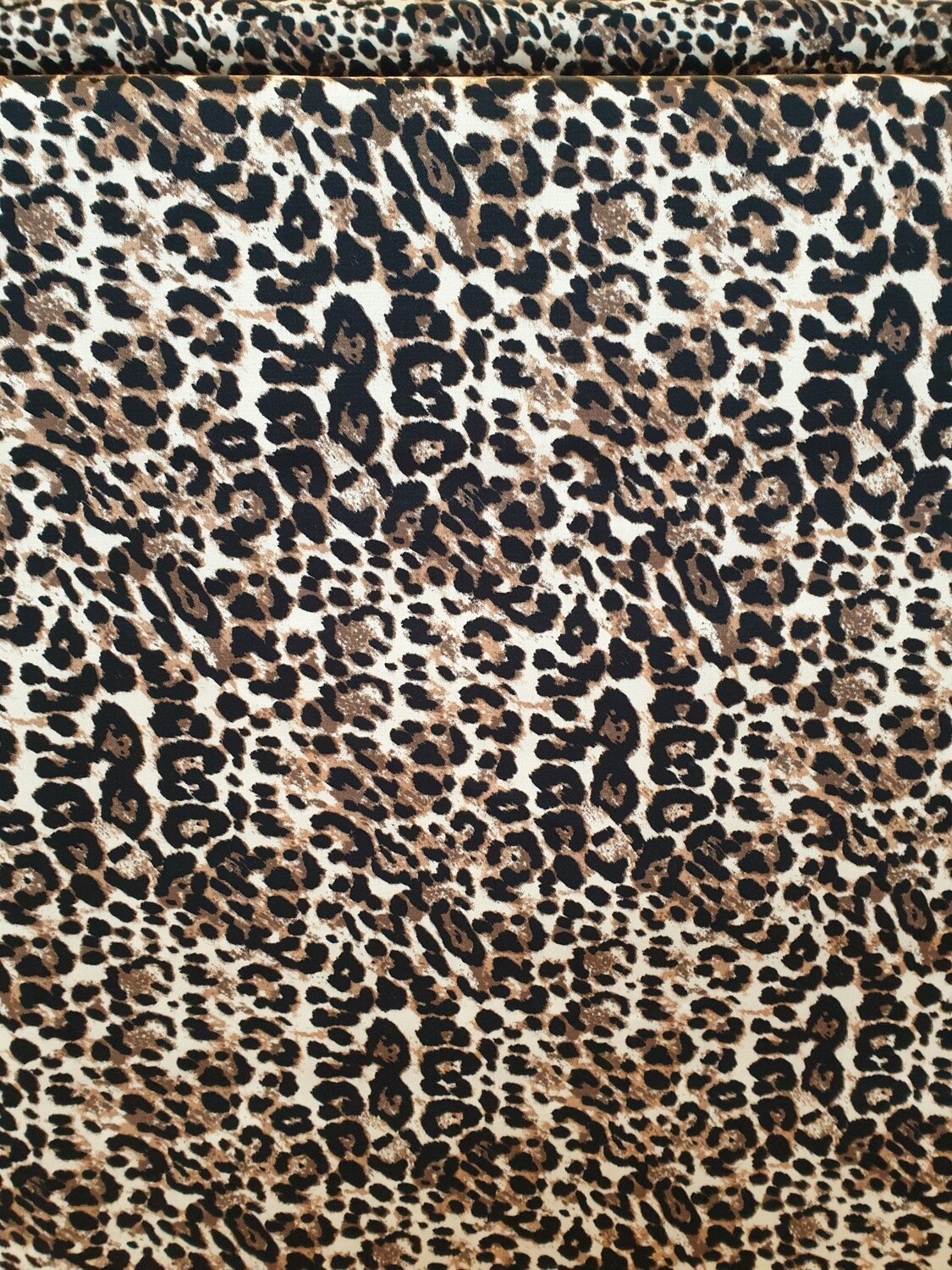Animal  Print Cotton Spandex Leopard dress fabric 