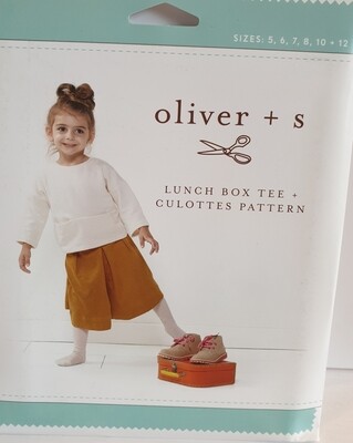 Sewing Pattern for Children's clothes
Oliver + S Pattern - Lunch Box Tee + Culottes (5 - 12 yrs)