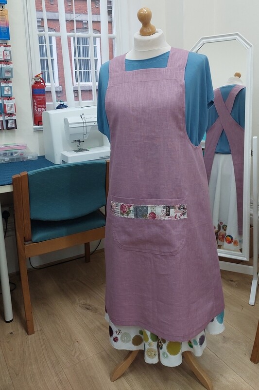 Sewing Day Workshop Japanese style artisan apron.