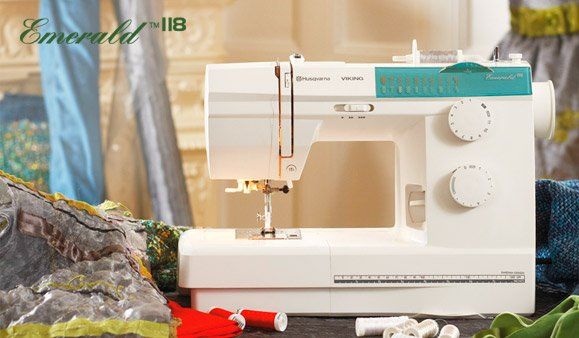 Husqvarna Viking Emerald 118 Sewing Machine Husqvarna Viking Emerald 118 Sewing Machine