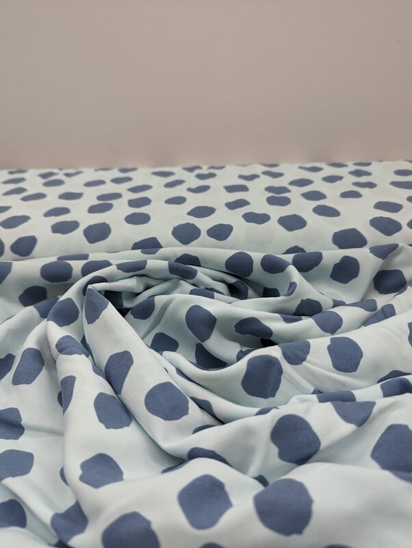 Viscose Dab spot design Dress fabric Viscose Dab spot design Dress fabric