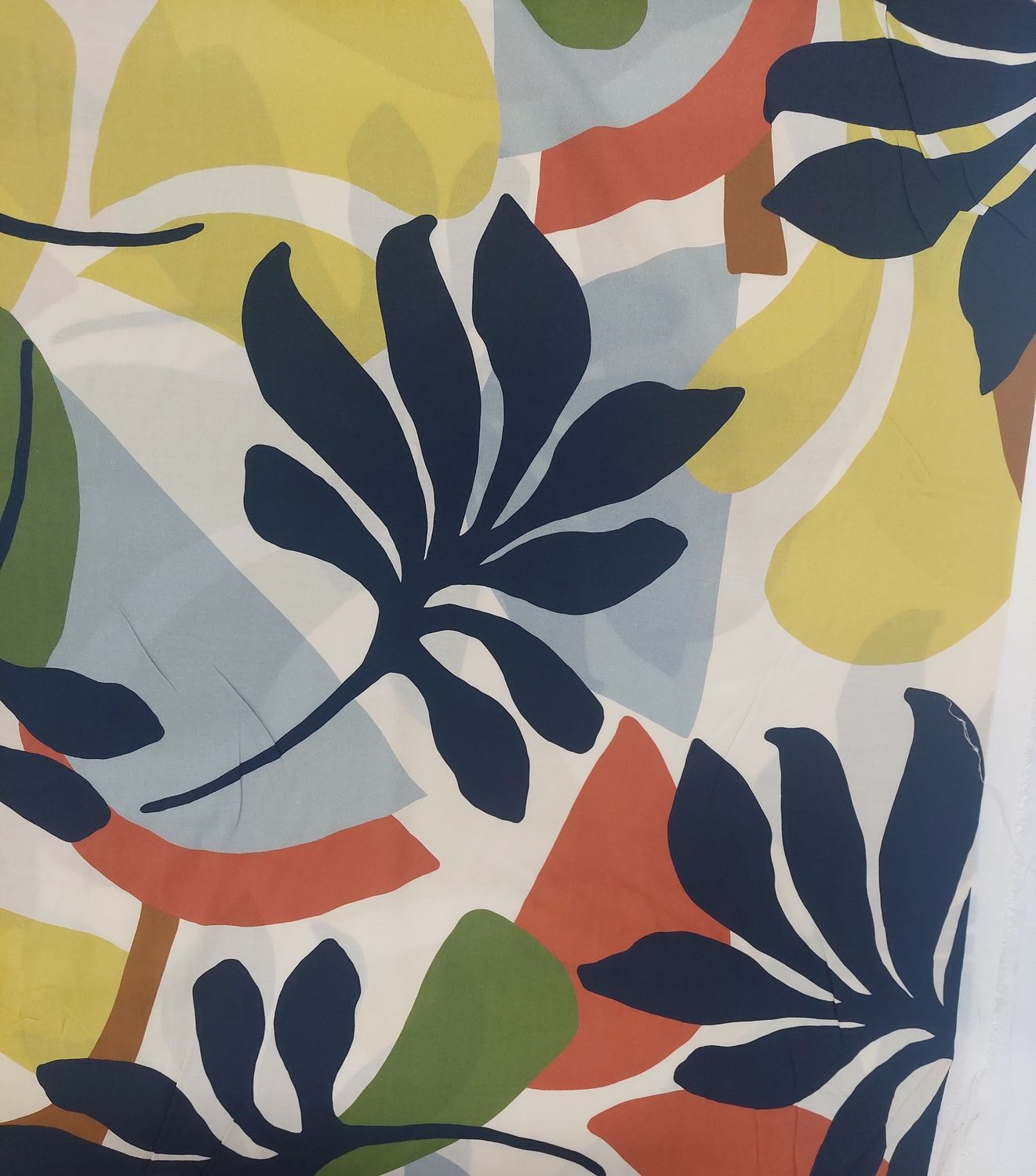 Viscose lawn multicolour dress fabric : Shadow Viscose lawn multicolour dress fabric : Shadow
