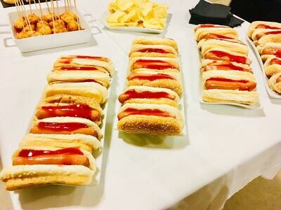 Mini Frankfurt con ketchup