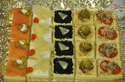 Bandeja surtido Canapés artesanales