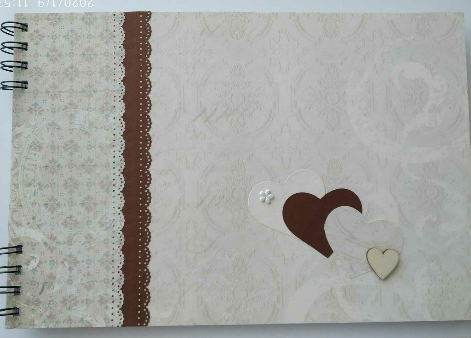 Libro de firmas artesano para bodas