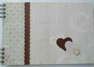 Libro de firmas artesano para bodas