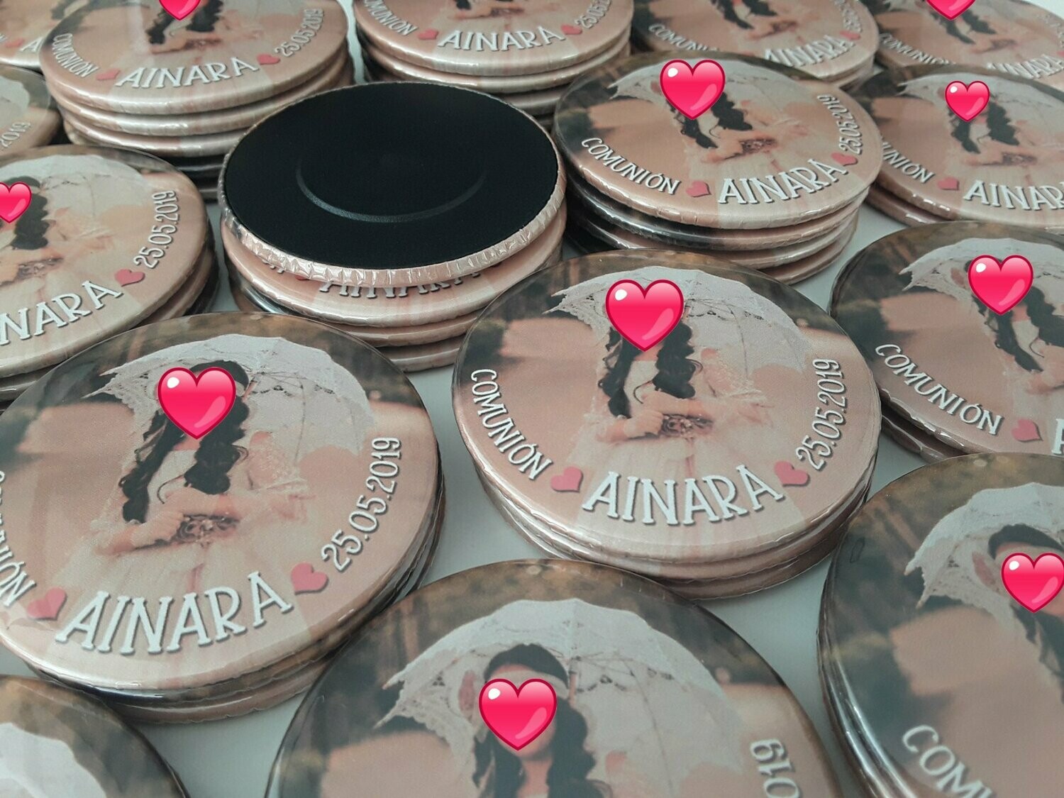 Chapas para una comunión molona