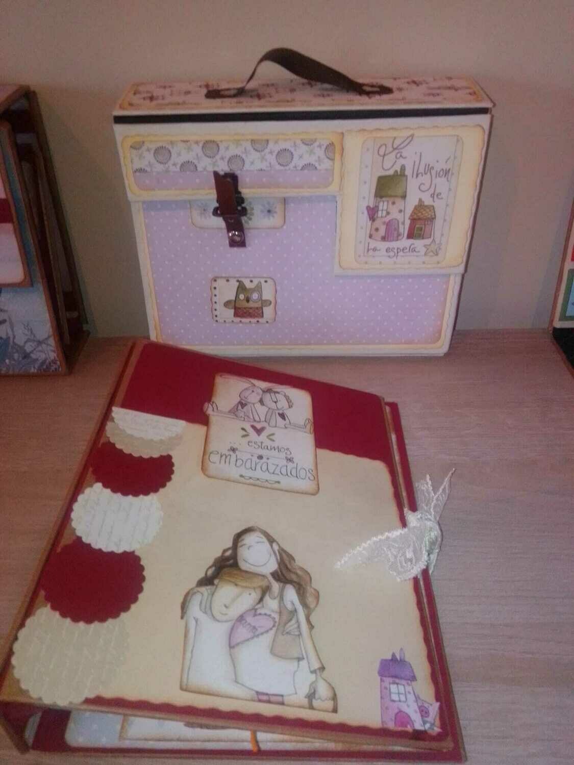álbumes de fotos para nacimientos dulce espera