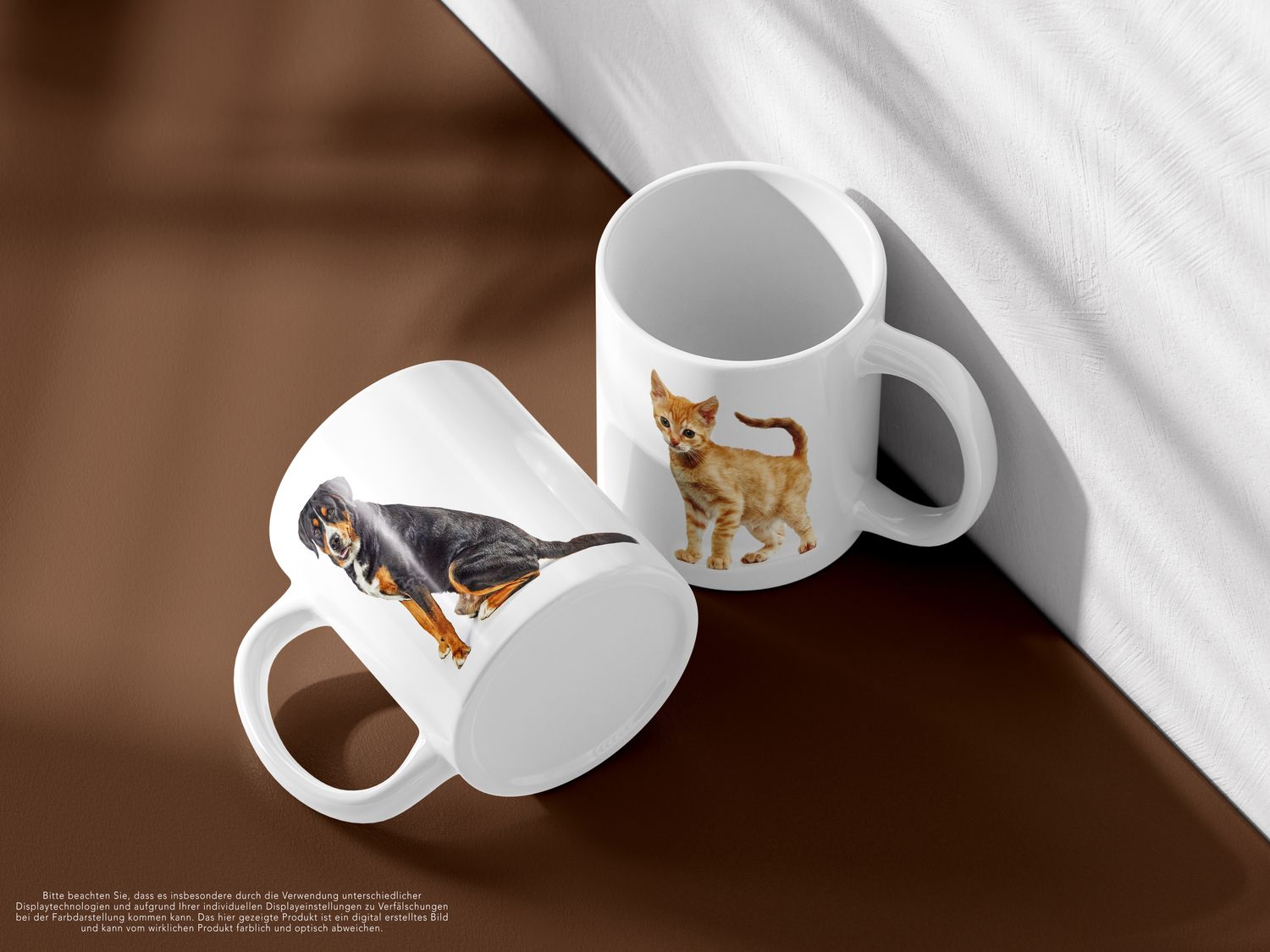 "Tierischer Fokus" Foto Tasse