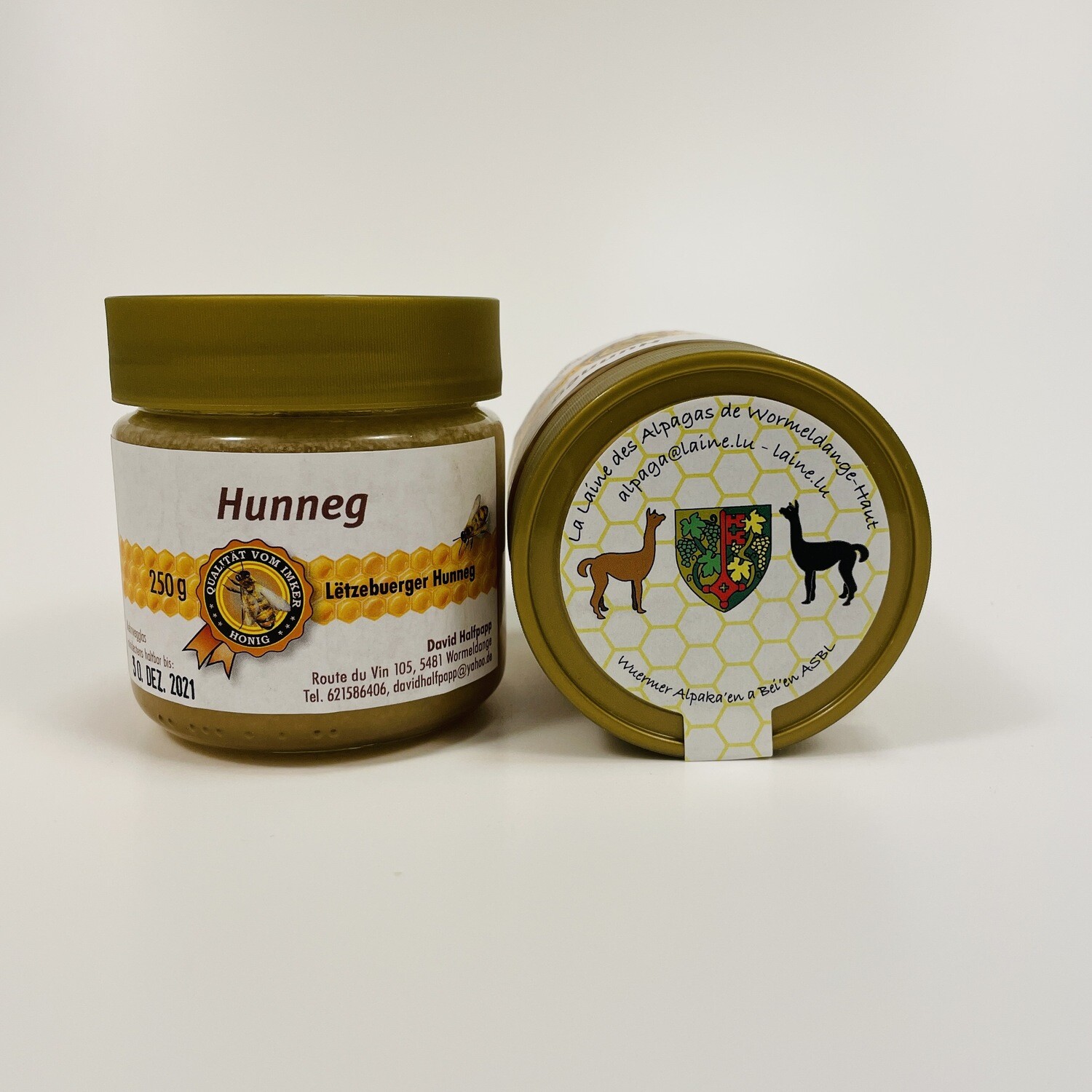 Miel des parcelles fleuries de Laine.lu (en mode livraison)