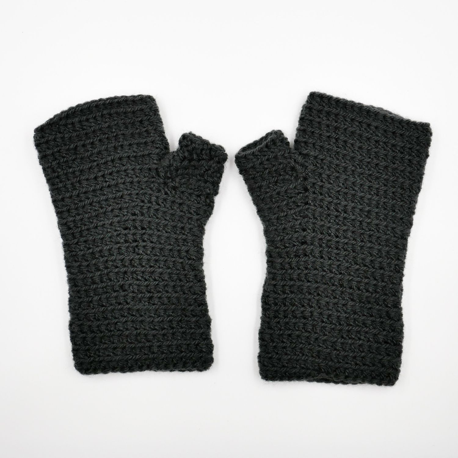 Mitaine anthracite courte