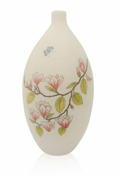Urn "Magnolia" (model PU-3) hand beschilderd