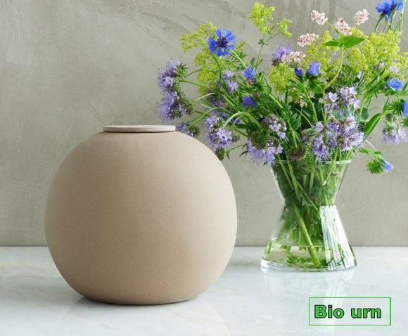 Biologische urn model DIONA zandkleurig - E-414-L Biologische urn model DIONA zandkleurig - E-414-L