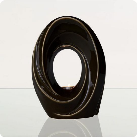 Kleurglazuur urn model "De Passage" in kleur Olijfgroen (inhoud 3.2 liter) - PLV-12