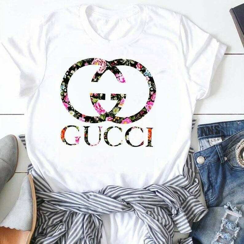 Gucci Flower, Gucci T-shirt, Gucci Logo Tee